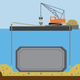 Illustration for article titled How to Go About Burying 16,000-Ton Tunnel Segments Under a River